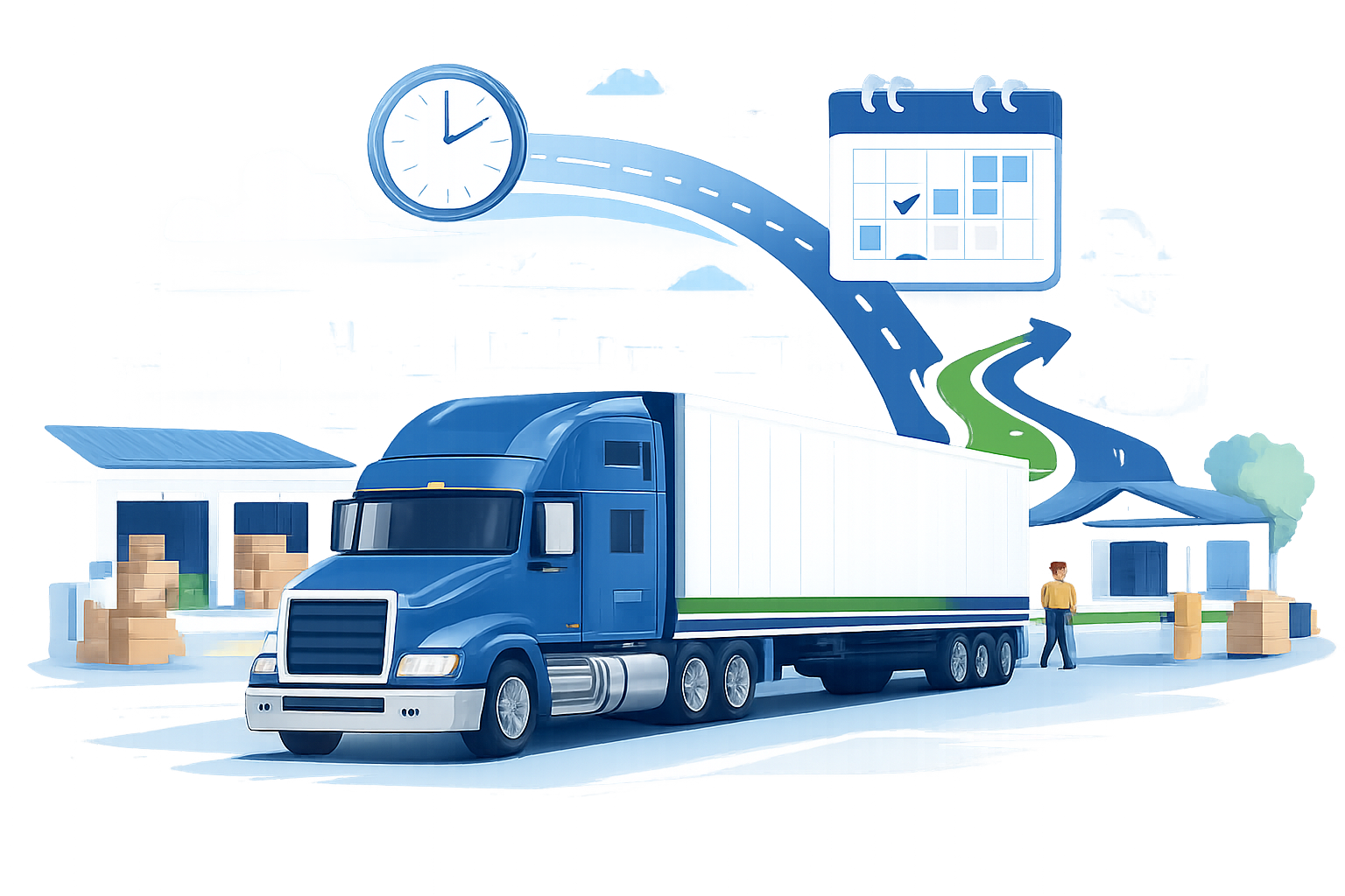 YardFlow – beszállítói időablak és érkeztetés